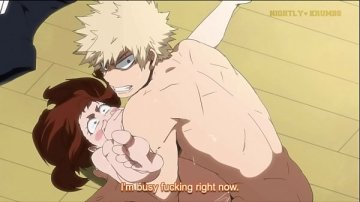 Futai pervers Bakugo Uraraka